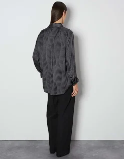 Damen OPUS Blusen^Printbluse Zauryn Grau Online Bestellen