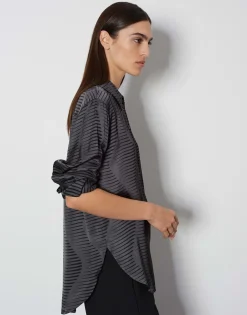 Damen OPUS Blusen^Printbluse Zauryn Grau Online Bestellen