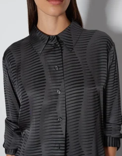 Damen OPUS Blusen^Printbluse Zauryn Grau Online Bestellen