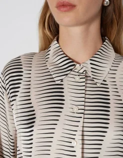 Damen OPUS Blusen^Printbluse Zauryn Weiß Online Bestellen