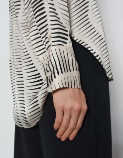 Damen OPUS Blusen^Printbluse Zauryn Weiß Online Bestellen