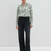 Damen OPUS Blusen^Printbluse Zeline Grün Online Bestellen