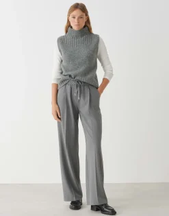 Damen OPUS Strick^Pullunder Pogeti Grau Online Bestellen