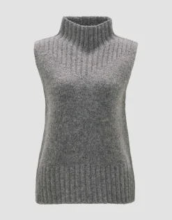 Damen OPUS Strick^Pullunder Pogeti Grau Online Bestellen