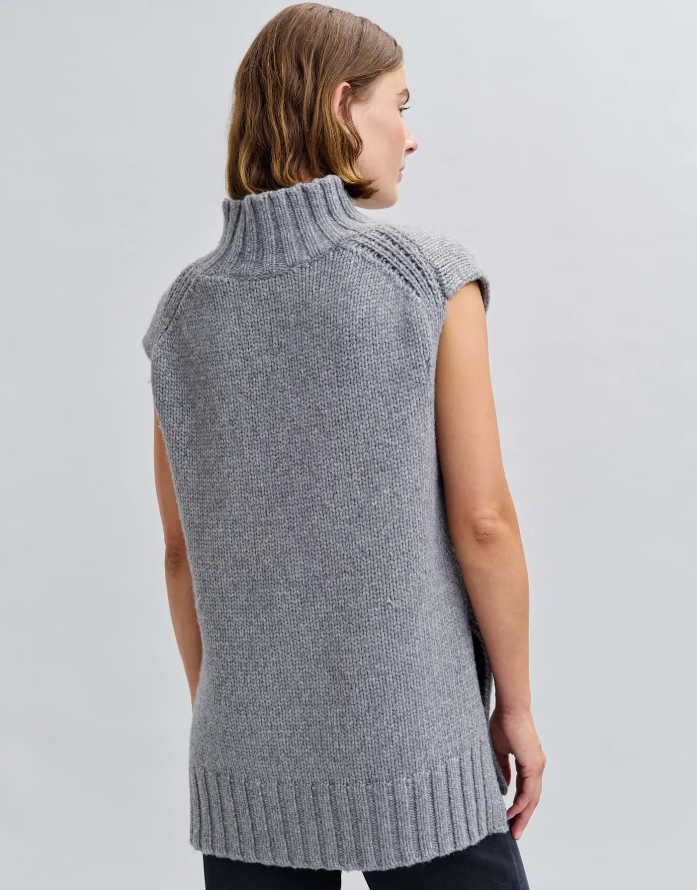 Damen OPUS Strick^Pullunder Pusefa Grau Online Bestellen