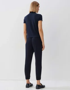 Damen OPUS Shirts^Rippshirt Karlusia Blau Online Bestellen