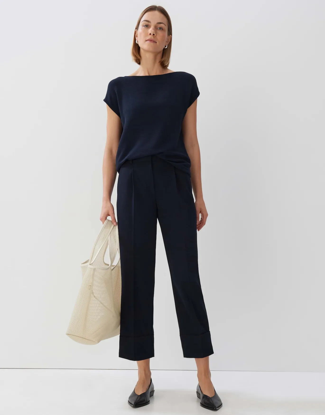 Damen OPUS Shirts^Rippshirt Kayuki Blau Online Bestellen