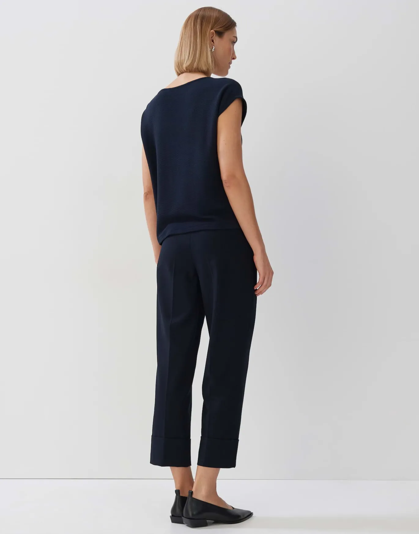 Damen OPUS Shirts^Rippshirt Kayuki Blau Online Bestellen