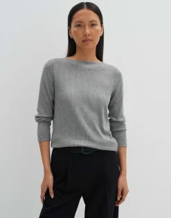 Damen OPUS Shirts^Rippshirt Kelaura Grau Online Bestellen