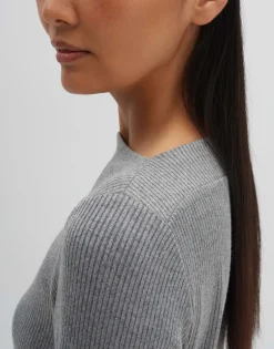 Damen OPUS Shirts^Rippshirt Kelaura Grau Online Bestellen