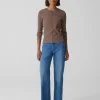 Damen OPUS Basics | Shirts^Rippshirt Sadalie Braun Online Bestellen