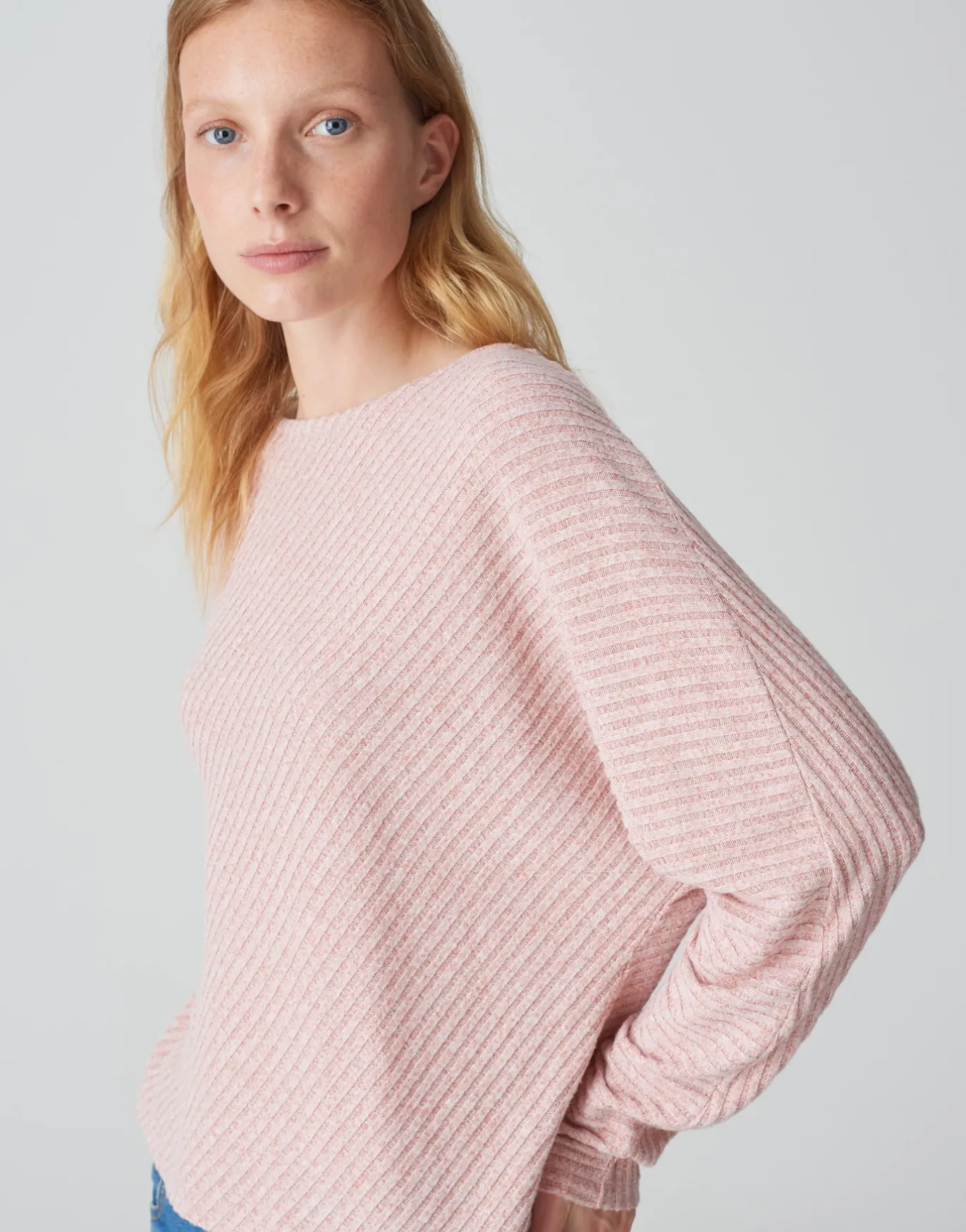 Damen OPUS Shirts^Rippshirt Sakim Rosé Online Bestellen