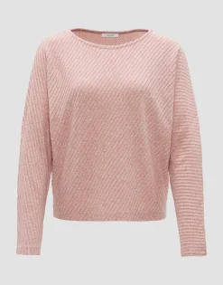 Damen OPUS Shirts^Rippshirt Sakim Rosé Online Bestellen