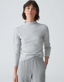 Damen OPUS Shirts^Rippshirt Salimas Grau Online Bestellen