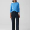 Damen OPUS Shirts^Rippshirt Sovke Blau Online Bestellen