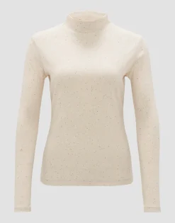 Damen OPUS Shirts^Rippshirt Suhanna Weiß Online Bestellen