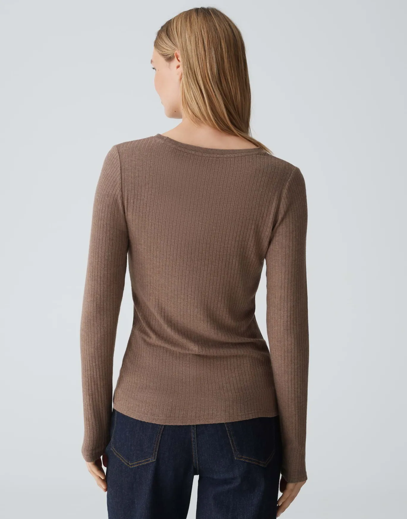 Damen OPUS Shirts^Rippshirt Sulikko Soft Braun Online Bestellen