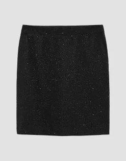 Damen OPUS Röcke^Rock Onax Glitter Schwarz Online Bestellen