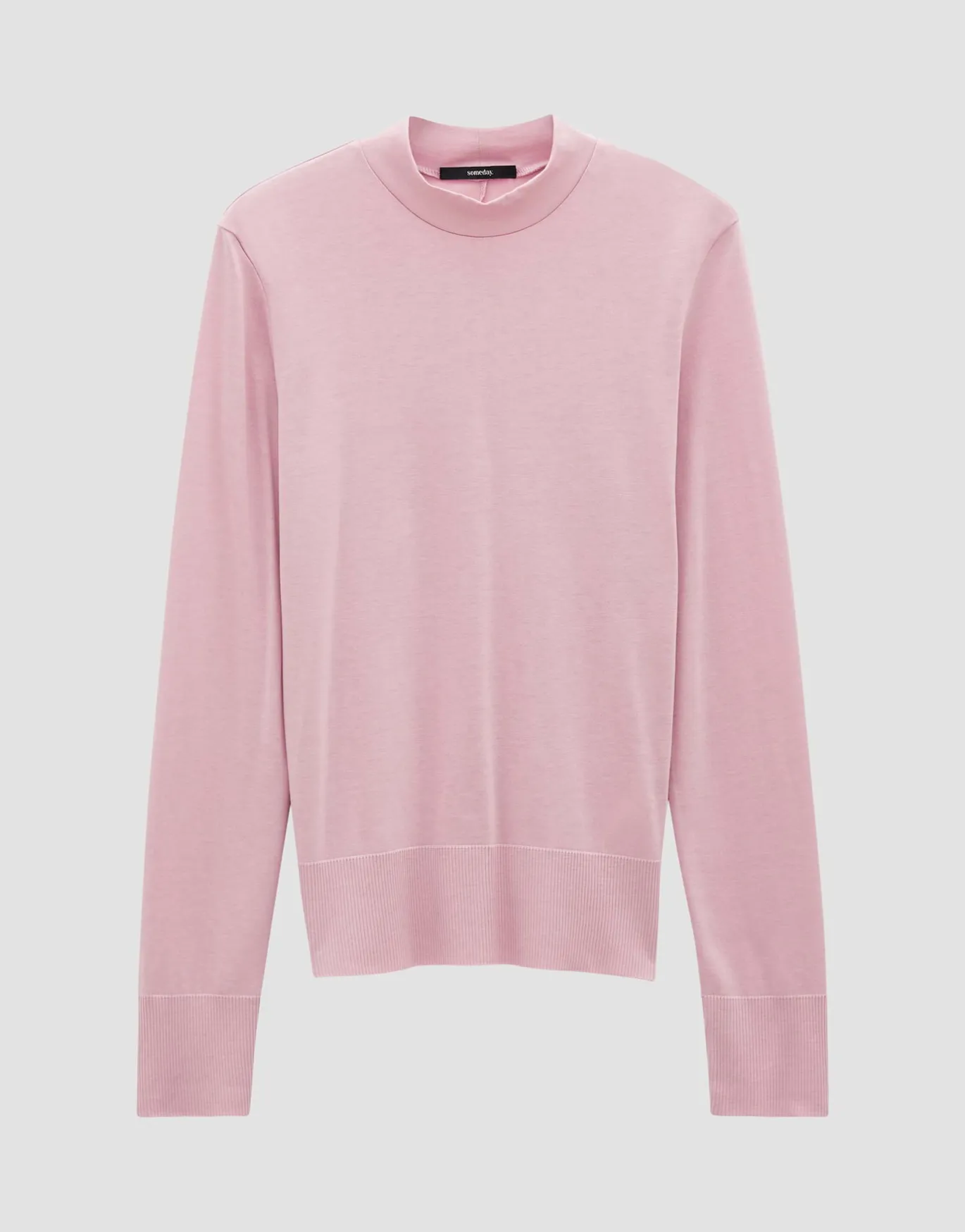 Damen OPUS Basics | Shirts^Rollkragenshirt Karlette Detail Rosé Online Bestellen