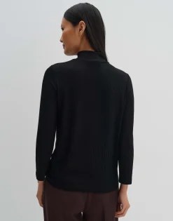 Damen OPUS Shirts^Rollkragenshirt Keyama Schwarz Online Bestellen