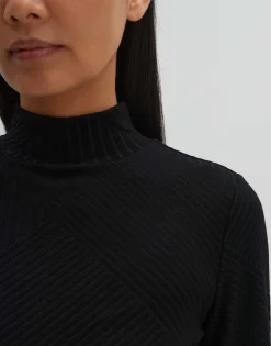 Damen OPUS Shirts^Rollkragenshirt Keyama Schwarz Online Bestellen