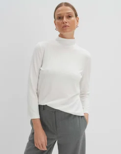 Damen OPUS Shirts^Rollkragenshirt Keyama Weiß Online Bestellen