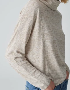 Damen OPUS Shirts^Rollkragenshirt Selofe Beige Online Bestellen