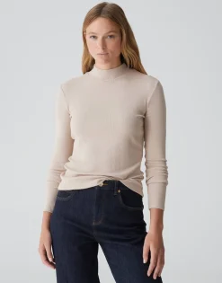 Damen OPUS Shirts^Rollkragenshirt Singrid Beige Online Bestellen