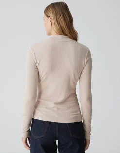 Damen OPUS Shirts^Rollkragenshirt Singrid Beige Online Bestellen