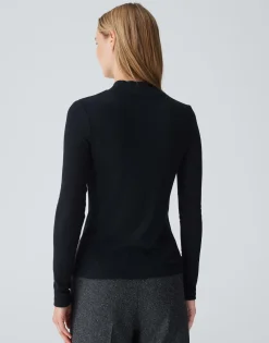 Damen OPUS Shirts^Rollkragenshirt Singrid Schwarz Online Bestellen