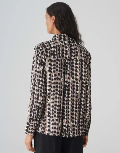 Damen OPUS Blusen^Satinbluse Fosmo Braun Online Bestellen