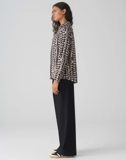 Damen OPUS Blusen^Satinbluse Fosmo Braun Online Bestellen