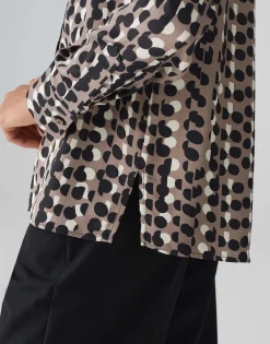 Damen OPUS Blusen^Satinbluse Fosmo Braun Online Bestellen