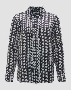 Damen OPUS Blusen^Satinbluse Fosmo Schwarz Online Bestellen