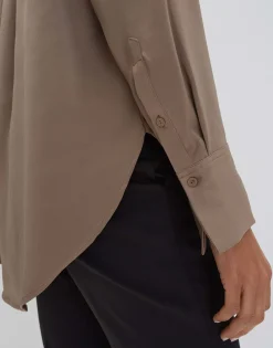 Damen OPUS Blusen^Satinbluse Zanza Beige Online Bestellen