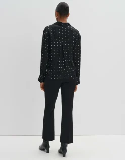 Damen OPUS Blusen^Satinbluse Zilow Schwarz Online Bestellen