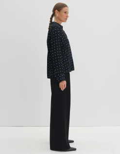 Damen OPUS Blusen^Satinbluse Zilow Schwarz Online Bestellen