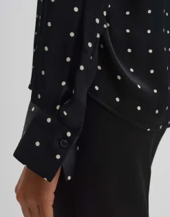 Damen OPUS Blusen^Satinbluse Zilow Schwarz Online Bestellen