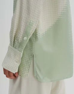 Damen OPUS Blusen^Satinbluse Zisakia Grün Online Bestellen