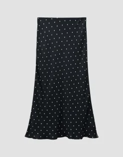 Damen OPUS Röcke^Satinrock Odini Dot Schwarz Online Bestellen