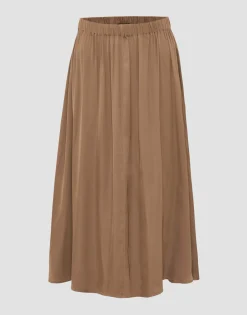 Damen OPUS Röcke^Satinrock Rinkelle Braun Online Bestellen