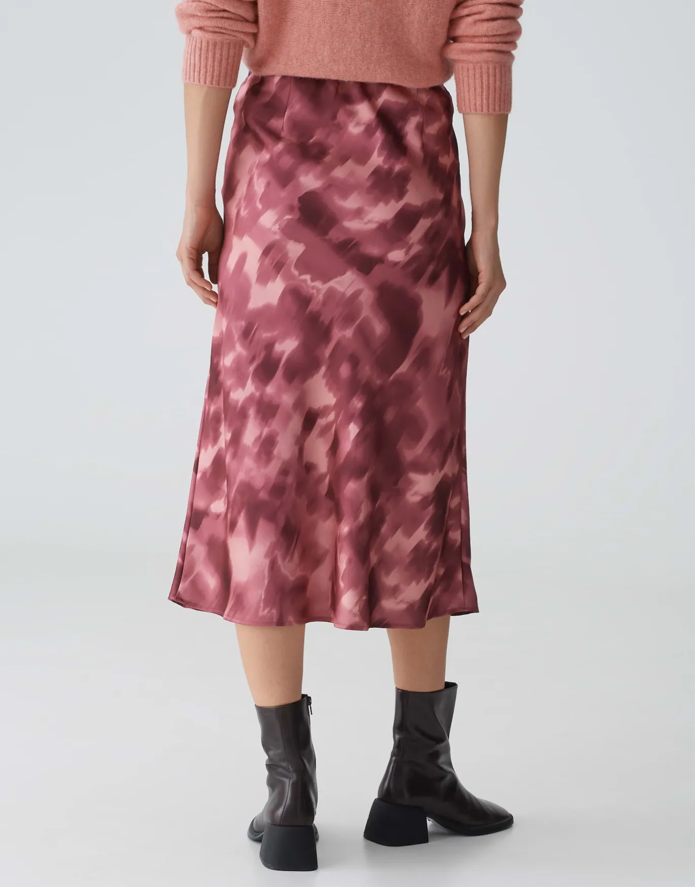 Damen OPUS Röcke^Satinrock Runaba Rosé Online Bestellen