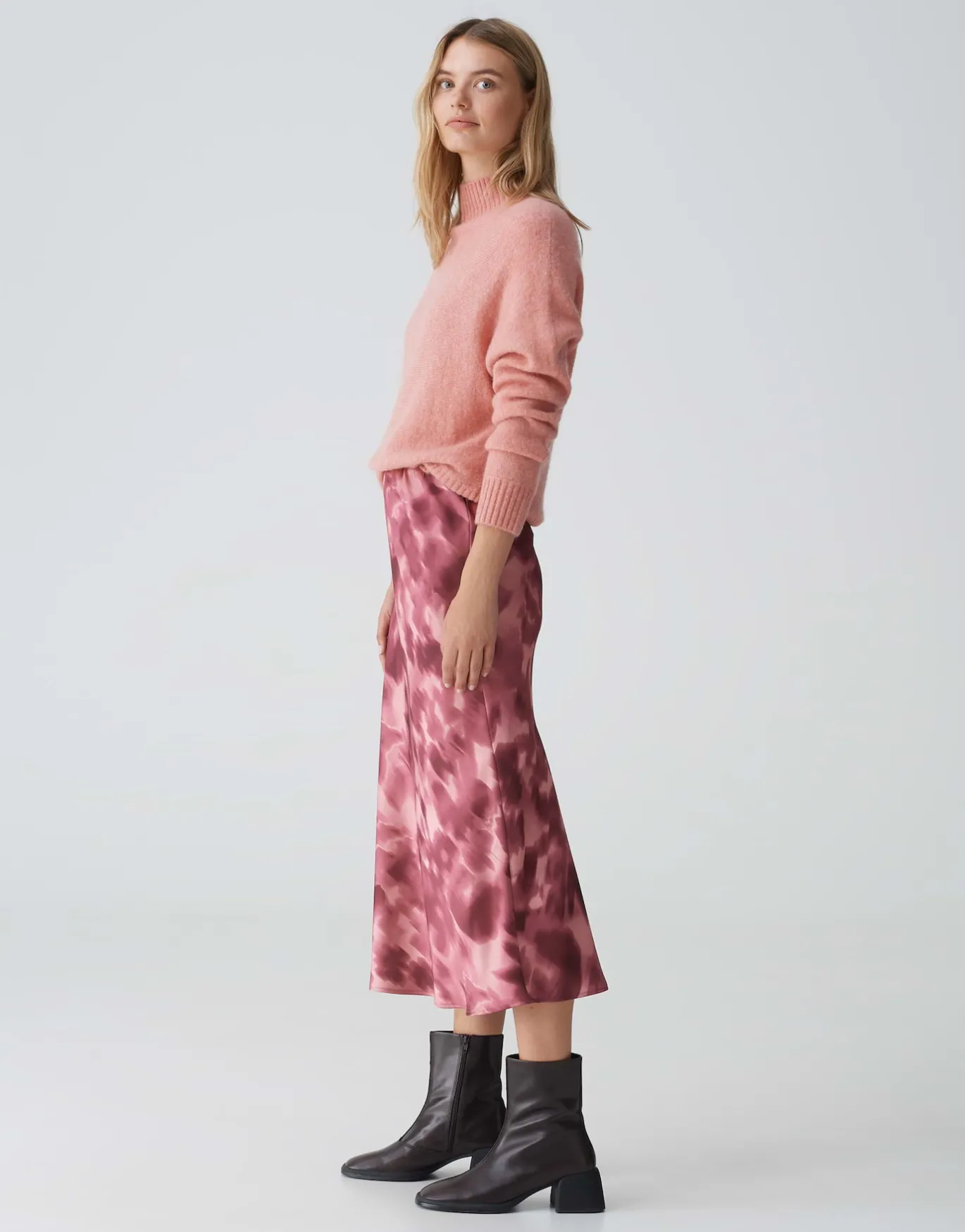 Damen OPUS Röcke^Satinrock Runaba Rosé Online Bestellen