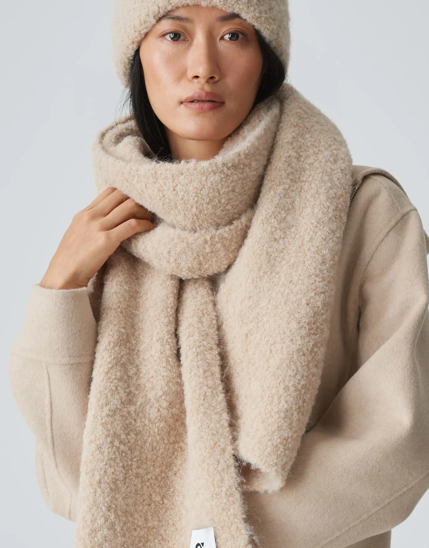 Damen OPUS Accessoires^Schal Apedita Scarf Beige Online Bestellen