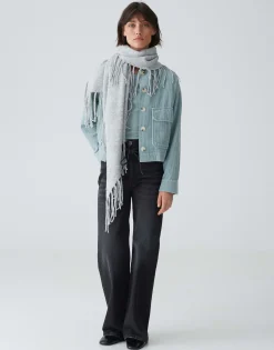 Damen OPUS Accessoires^Schal Awaro Scarf Grau Online Bestellen