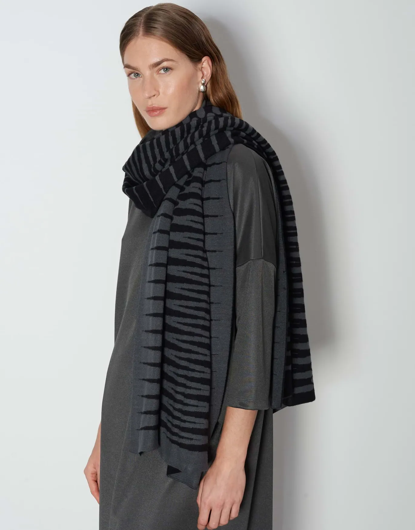 Damen OPUS Accessoires^Schal Belotta Scarf Grau Online Bestellen
