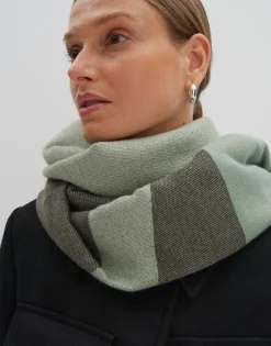 Damen OPUS Accessoires^Schal Blenah Scarf Grün Online Bestellen