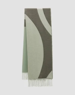 Damen OPUS Accessoires^Schal Blenah Scarf Grün Online Bestellen