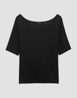 Damen OPUS Shirts^Shirt Karmin Schwarz Online Bestellen
