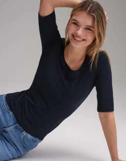 Damen OPUS Basics | Shirts^Shirt Serta Blau Online Bestellen